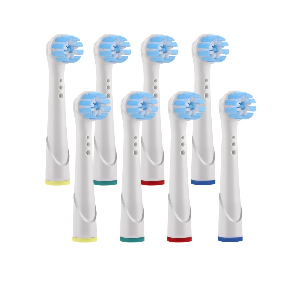 8 шт. сменные насадки для зубных щеток Oral B Braun головки Vitality Precision Clean/Trizone мягкая
