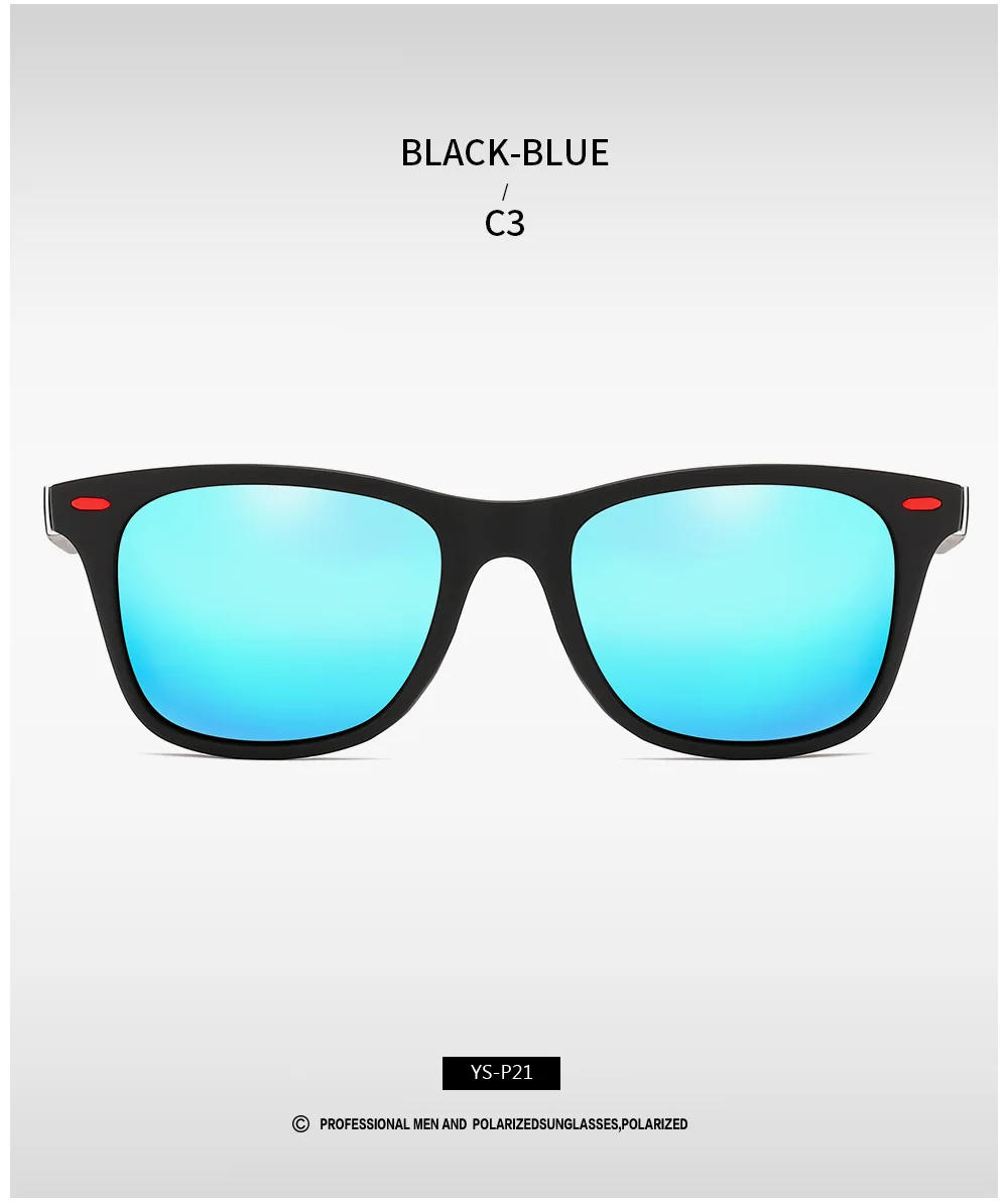 Классические Стильные поляризованные солнцезащитные очки для мужчин и женщин, фирменный дизайн, спортивные, для вождения, квадратные солнцезащитные очки UV400 Gafas De Sol