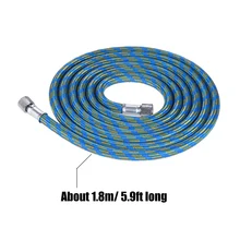 1,8 m/5.9ft нейлоновый плетеный шланг аэрографа со стандартными 1/" размерами фитинги на обоих концах