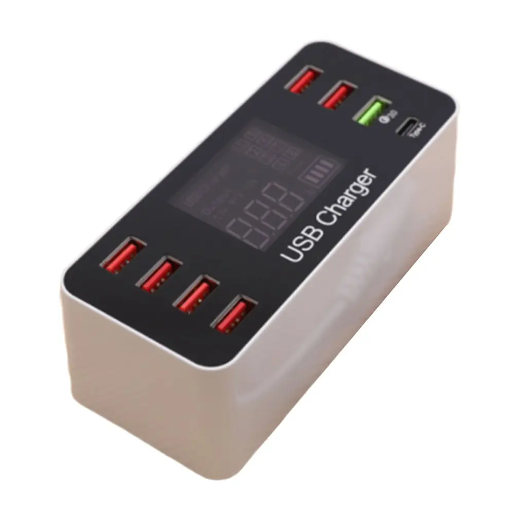 8 портов мульти быстрое зарядное устройство USB быстрая зарядка 3,0 несколько USB зарядная станция для телефона Универсальный usb-концентратор зарядное устройство QC 3,0