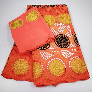 

Swiss lace fabric 2020 embroidery African lace fabrics 100% cotton Dry lace Swiss voile lace in Switzerland 9L05415