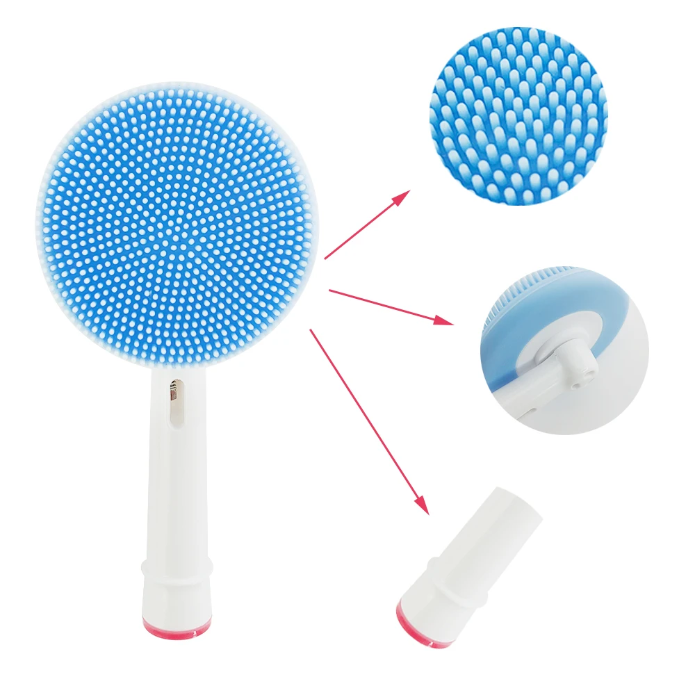 Replacement-Brush-Heads Cleansing-Head Electric-Toothbrush Oral-B for Face-Skin-Care-Tools