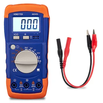 

A6243L Inductance Meter Digital Multifunction LCR Meter Capacitance Inductance Ohm Multimeter ESR Capacitance Tester