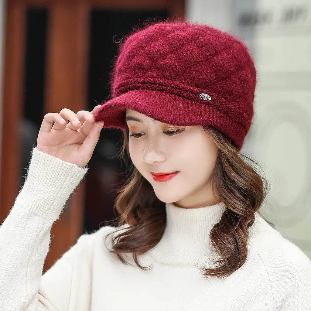 Шапка женская шапка мужская шляпа Кепки gorros mujer invierno Для женщин зимние теплые Кепки шарф Мешковатые Вязаная крючком шапочка Лыжная шапка Кепка
