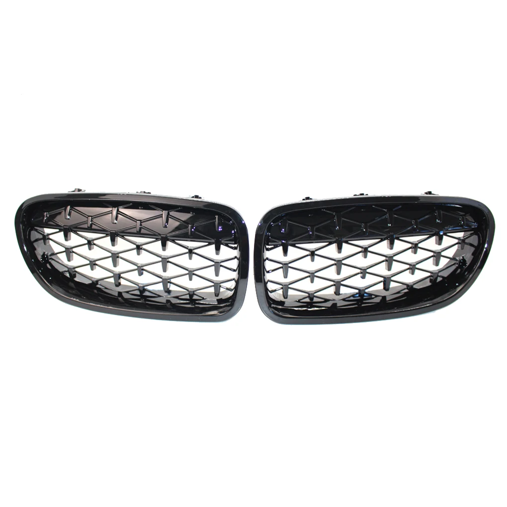

1 Pair Replacement for BMW F10 F11 F18 01-06 Gloss Black Front Grille Hood Nose Replacement Kidney Grills