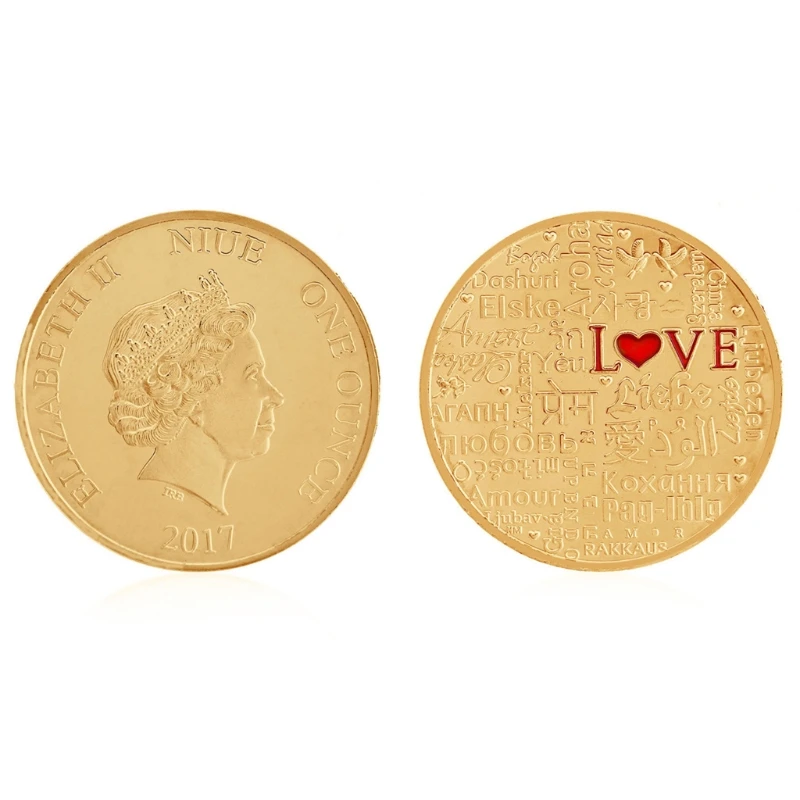 Памятная монета Elizabeth II художественные подарки для коллекции BTC Биткоин сплав сувенир Q9QA