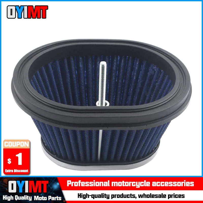 

1/2 pcs Motorcycle High Flow Air Filter Reusable Cleaner for Yamaha Blaster 200 YFS200 Breeze Grizzly 125 YFA125 YFM125 YFM125R