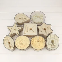 Форма для выпечки в форме сердца Круглый Гладкий зуб класс нейлон овощи фрукты резки плесень