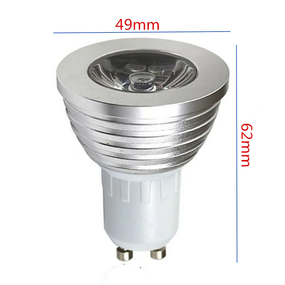  5PCS GU10 3W RGB Color Changing Spotlight with IR Remote Control Mood Ambiance Lighting 16 Color Dimmable 85 - 265V