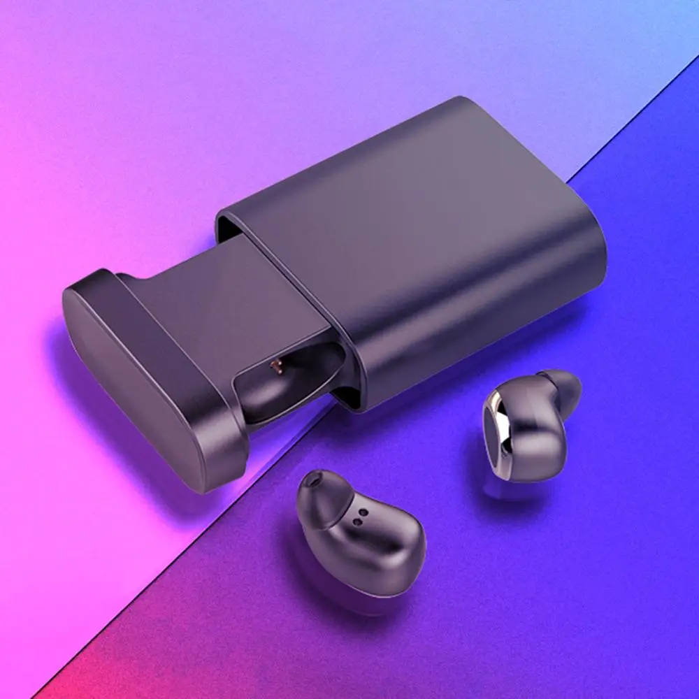 M1 TWS Bluetooth 4,2 гарнитура с зарядным отсеком настоящие Беспроводные спортивные стерео наушники-вкладыши двойные наушники для 2-3 часов разговора
