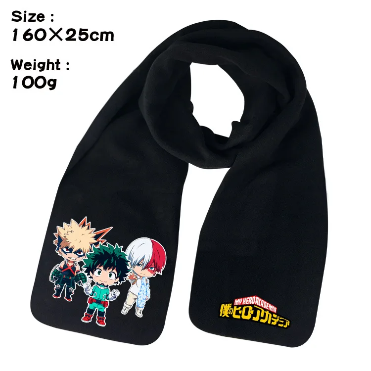My Hero Academia Cartoon Scarf Boku no hero academia Anime Men Soft Warm Long Scarf Shawl