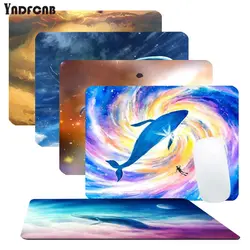 YNDFCNB – tapis de souris dessin animé étoiles baleine, parfait pour les ordinateurs de bureau et de jeu 
