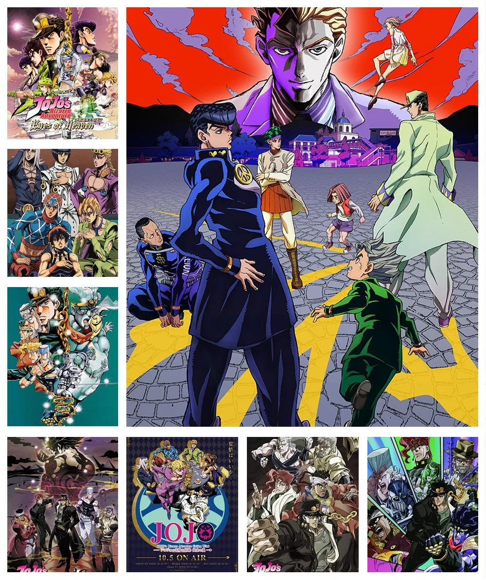 Anime Poster Jojo Bizarre Adventure  Chainsaw Man Anime Poster - Anime  Retro Posters - Aliexpress