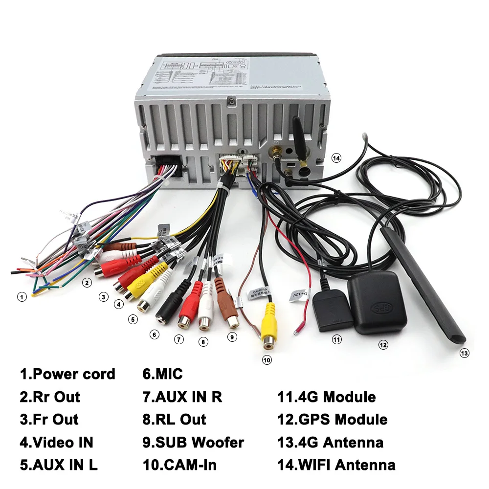 Excellent DSP Android 8.1 4+32GB 1 DIN universal car multimedia auto radio DVD player For Toyota/Nissan/Suzuki/Ford/BENZ GPS Navigation 23