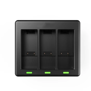 

Portable 3-Slot Battery Charger Camera Batteries Charging Cradle Station for GoPro Hero9 Action Camera Accessories
