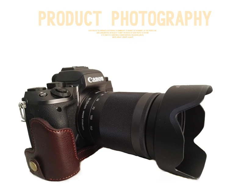 BIZOE Canon Camera lens hood EW-60F EF-M 18-150mm lens accessories