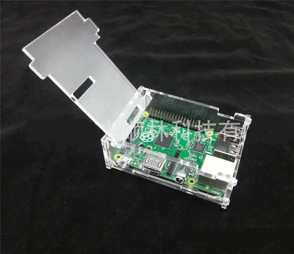 Акриловый корпус Чехол коробка наборы для Raspberry Pi Модель B+ компьютер
