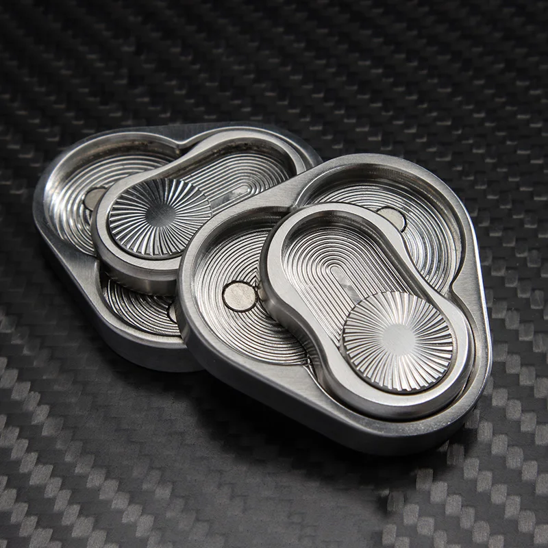 OBEST Metal Fidget Slider Toy - Magnetic Push Slider For Anxiety, ADHD, Stress Relief, Office Gadget Gift