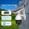 Techage 3MP WIFI Battery IP Camera PTZ Solar Panel Battery Outdoor Two Way Audio PIR Human Detection Security Video Surveillance ► Photo 3/6