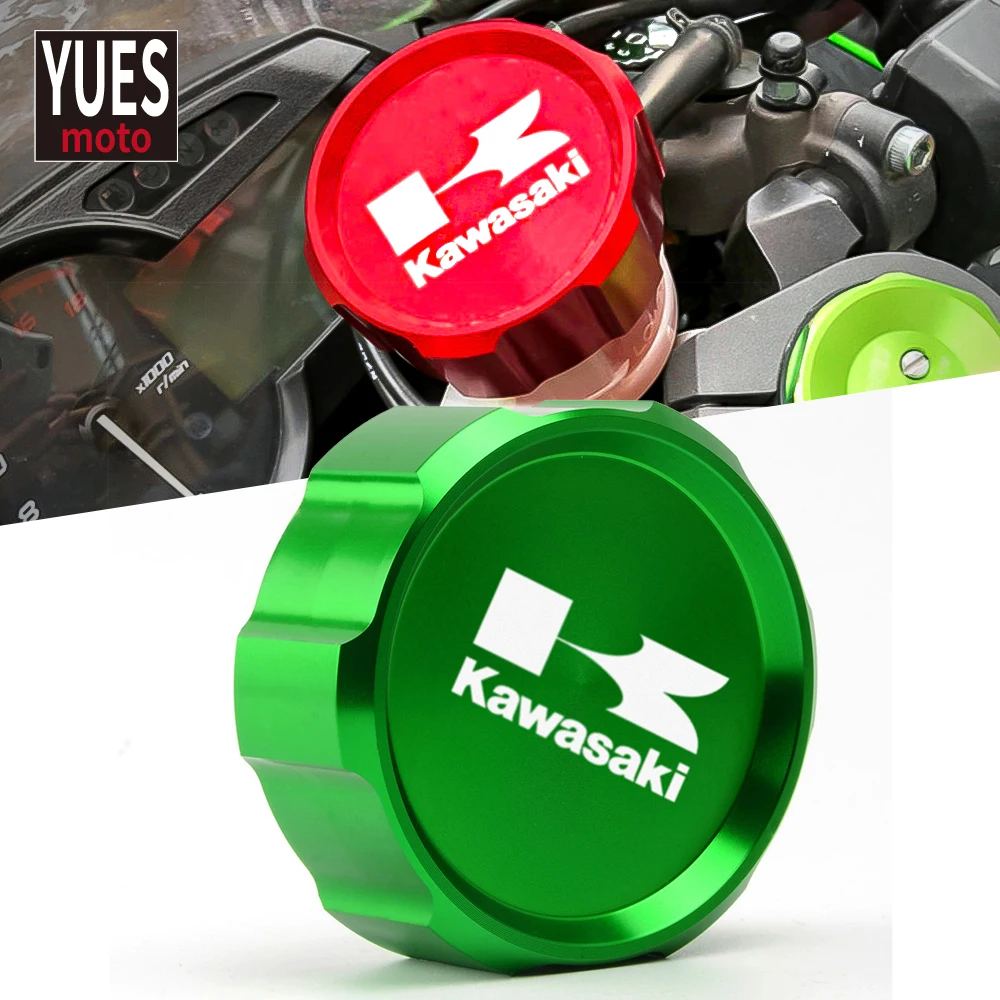 Moto Accessories Front Brake Fluid Reservoir Cover Cap for Kawasaki