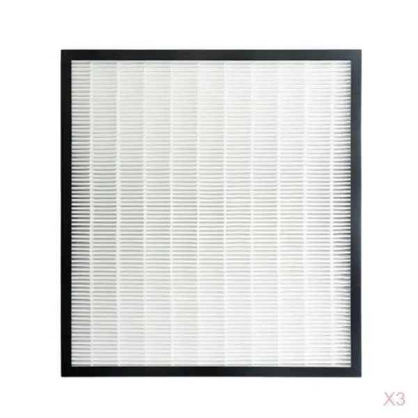 3 Pieces Replacement HEPA Filters Parts for Sharp Air Purifier Durable White