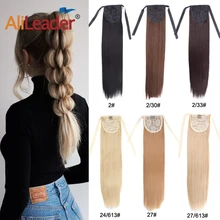 Alileader-extensiones de cabello sintético para mujer