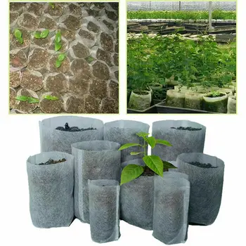 

Biodegradable Nursery Bags Plant Grow Bag Pouch Seedling Pots Non-Woven