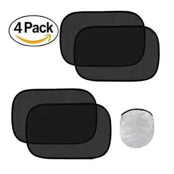 

Summer Car Window Shading Sunscreen Heat Insulation Electrostatic Adsorption Mesh Gauze Shade Block Side Block Sun Block