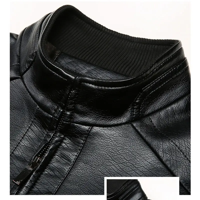 Leather Jackets Crocodile brand Vintage Leather Jacket Streetwear Casual Blazer Jackets Man Outerwear Men Leather Suit Jacket Men Slim Fit Coats