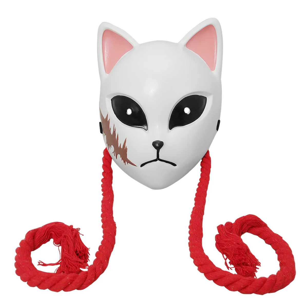 

Resin Demon's Blade (Sanjiro) Tanjiro Mask Fox Mask Scar Resin Mask Cosplay Halloween Party Mask
