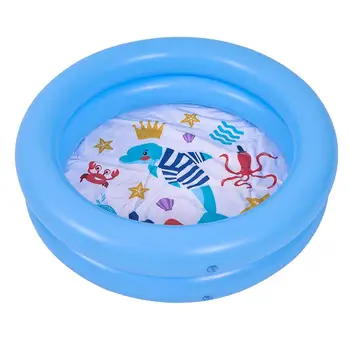 

76cm Play Ball Pool Baby Swimming Pool Child Summer Kid Water Toys Inflatable Bath Tub Round Lovely Animal Printed Bottom