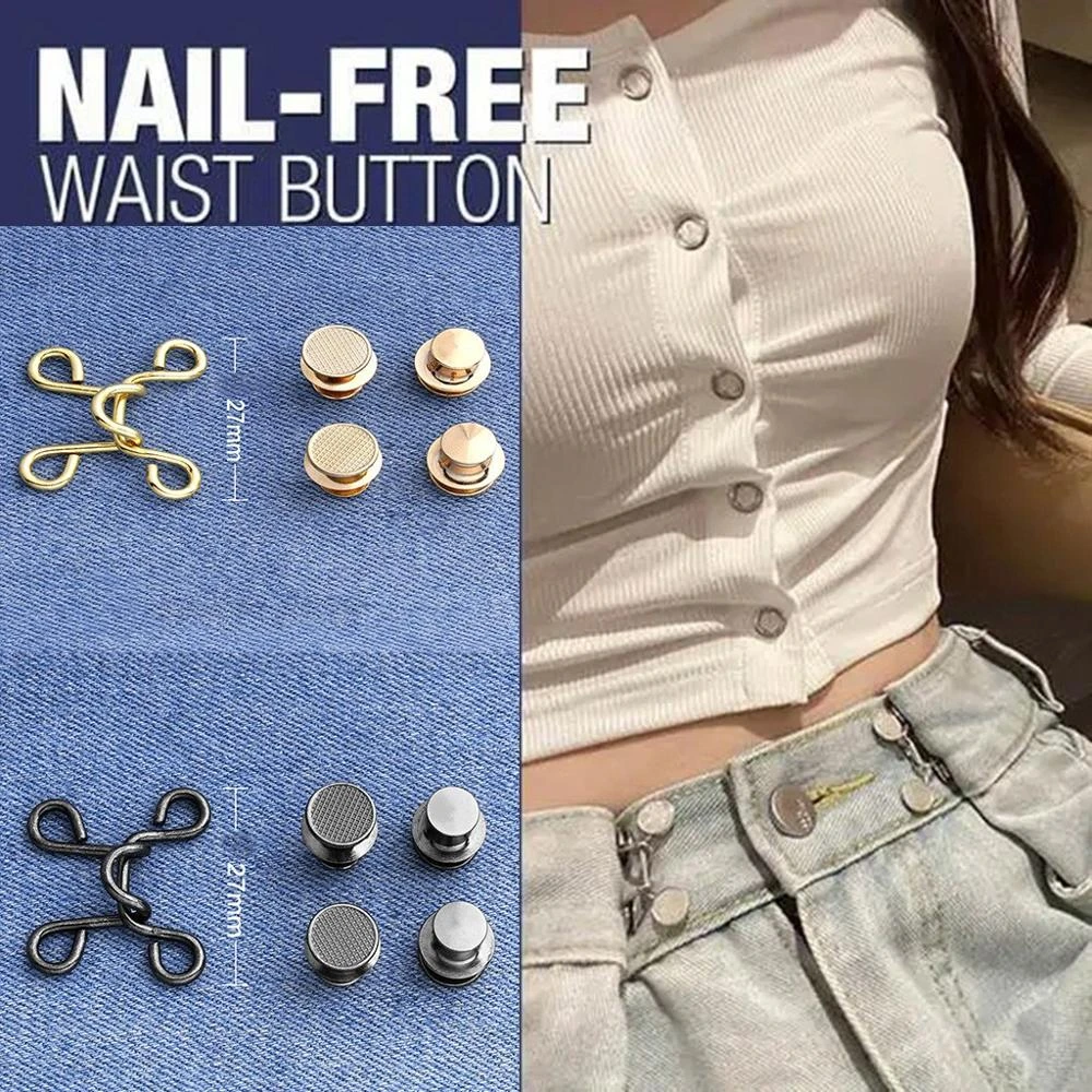 nail free removable waist buckle