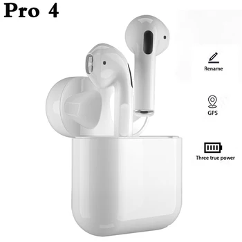 

Airpodding MIni pro 4 TWS Support Rename GPS Wireless Headphones Earbuds Bluetooth Earphone PK i90000 i12 i300000