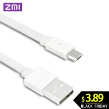 ZMI Micro USB кабель 1 м быстрое зарядное устройство и Дата-кабель USB ЗУ для мобильного телефона кабель для samsung LG huawei