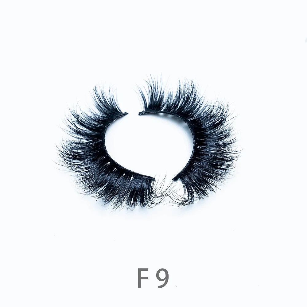 

14-18mm F9 5D Mink Eyelashes Long Lasting Mink Lashes Natural Dramatic Volume Eyelashes Extension Thick Long 3D False Eyelashes