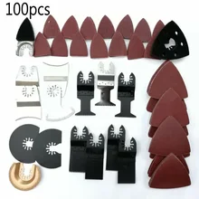 Juego de hojas de sierra multiusos para Makita Multimaster, hojas de sierra oscilantes mezcladas, accesorios de herramientas eléctricas, 100 Uds.