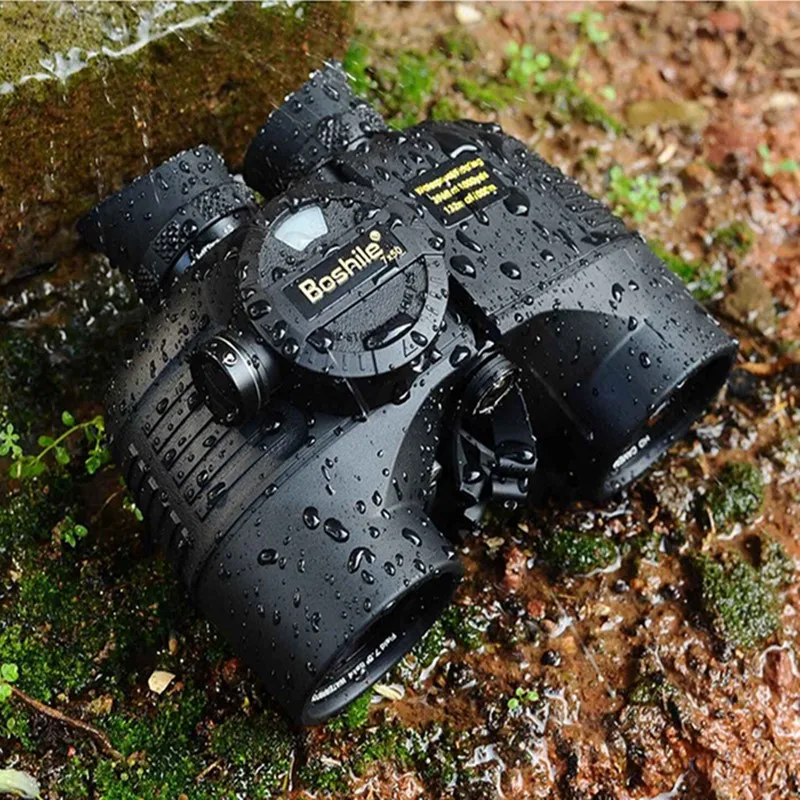 Мощный Морской Бинокль 7X50/10X50 военный уровень с дальномером компасом для