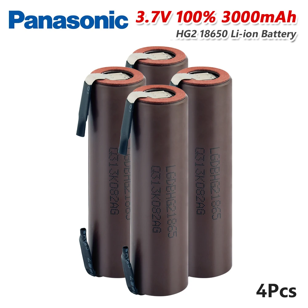 Аккумулятор для отвертки Panasonic 18650 литий ионный аккумулятор HG2 3000 мАч