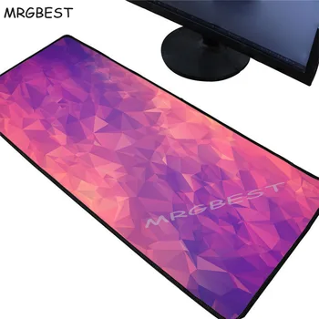 

MRGBEST Triangle Pattern Texture XXL Rubber Locking Edge Mouse Pad Large Extended High-quality Stitched Non-slip Waterproof