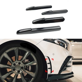 

4Pcs For Mercedes A Class W177 AMG A180 A200 A250 A35 2019+ Front Bumper Fog Lamp Air Vent Cover Trim Side Fender Car Sticker