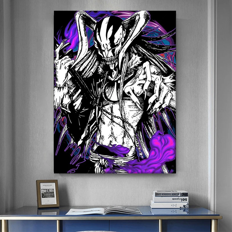 Bleach Ichigo Hollow Anime Decoration Home Decor Canvas Painting Living