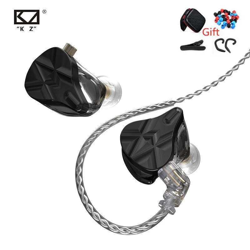 KZ ASF Metal Earphones 10 BA Units HIFI Bass In