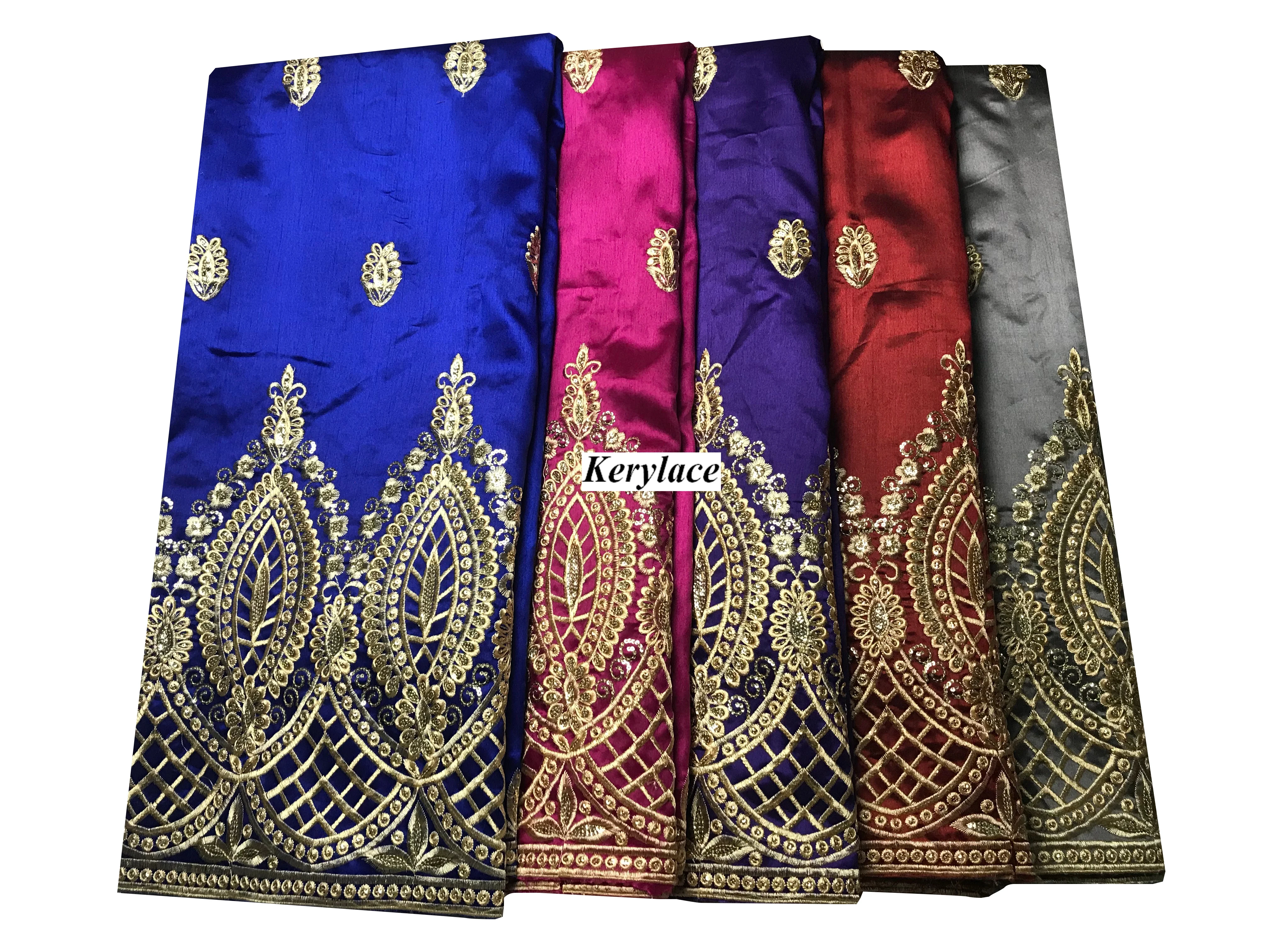 Качественное Королевское голубое шелковое Золотое Платье с пайетками