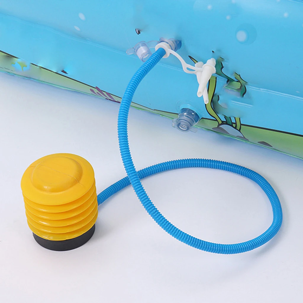 Mini Foot Air Pump Yoga Ball Inflatable Cushion Swimming Pool Tube Inflator 4'' Deflatable Inflatable Equipment Hand Pump