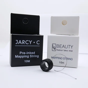 

New Microblading Mapping String Beauty Cosmetic Surgery Eyebrow Mapping Thread For Eyebrow Shape With Bamboo Charcoal Material