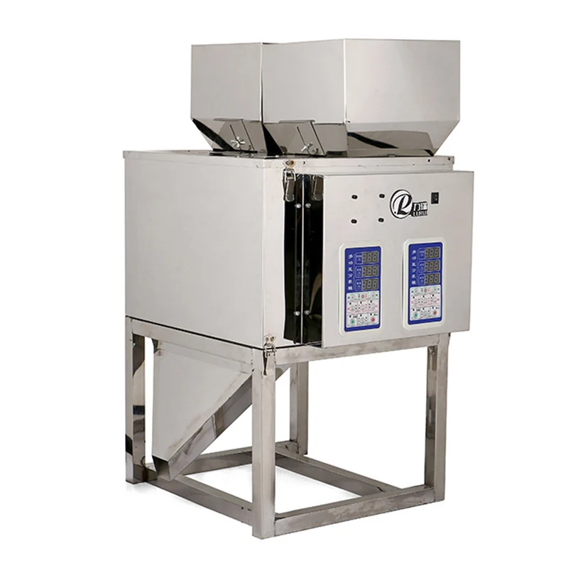 

220V/110V Double Large Subpackage Machine Mixing Automatic Filling Machine Particles Whole Grains Powder Under Material Fast