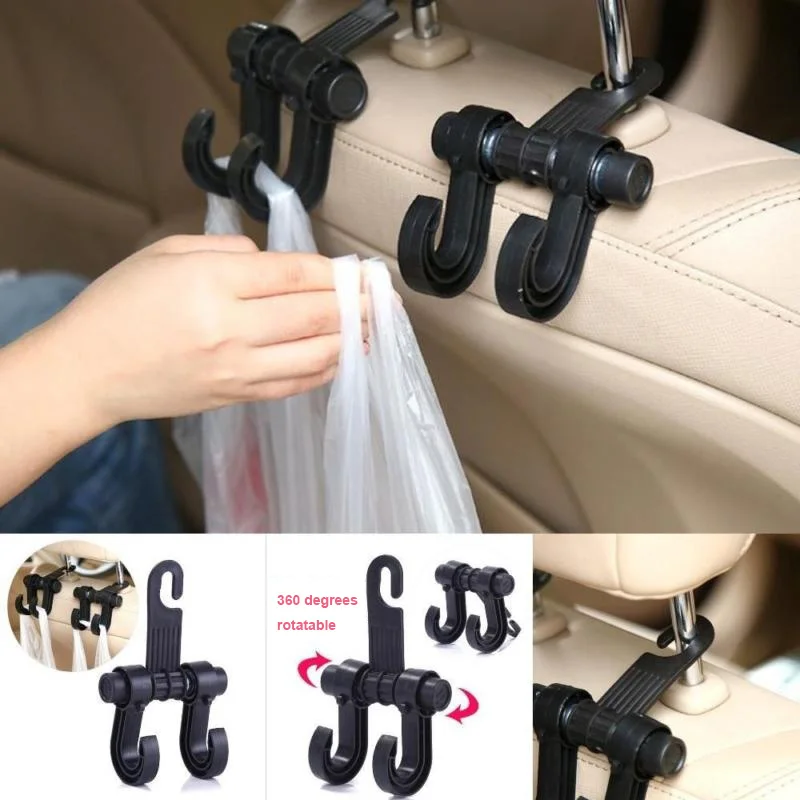 1Piece Car Seat Back Storage Hook Sundries Hanger Bag Holder Car Organizer Universal Multifunction Car-Styling Car Seat Hook