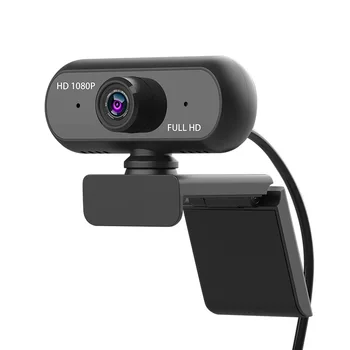 

1080P Webcam HD Computer PC WebCamera with Microphone Rotatable Cameras for Live Broadcast Video Calling Conference Work