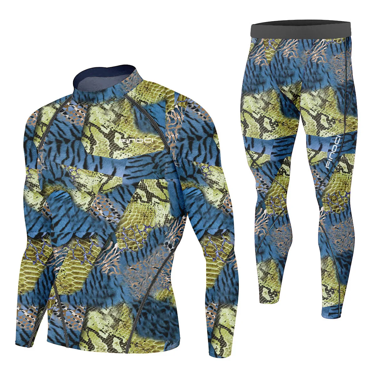 

Findci Quick Dry Men's Running Sets 2 pieces/sets Compression Sports Suits Men Basketball Tights Clothes Gym Fitness Jogging Spo