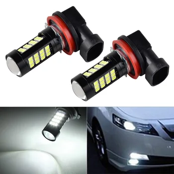 

H2CNC 2X H11 H8 42 SMD LED White Samsung 2835 Error Free Fog Light Bulb